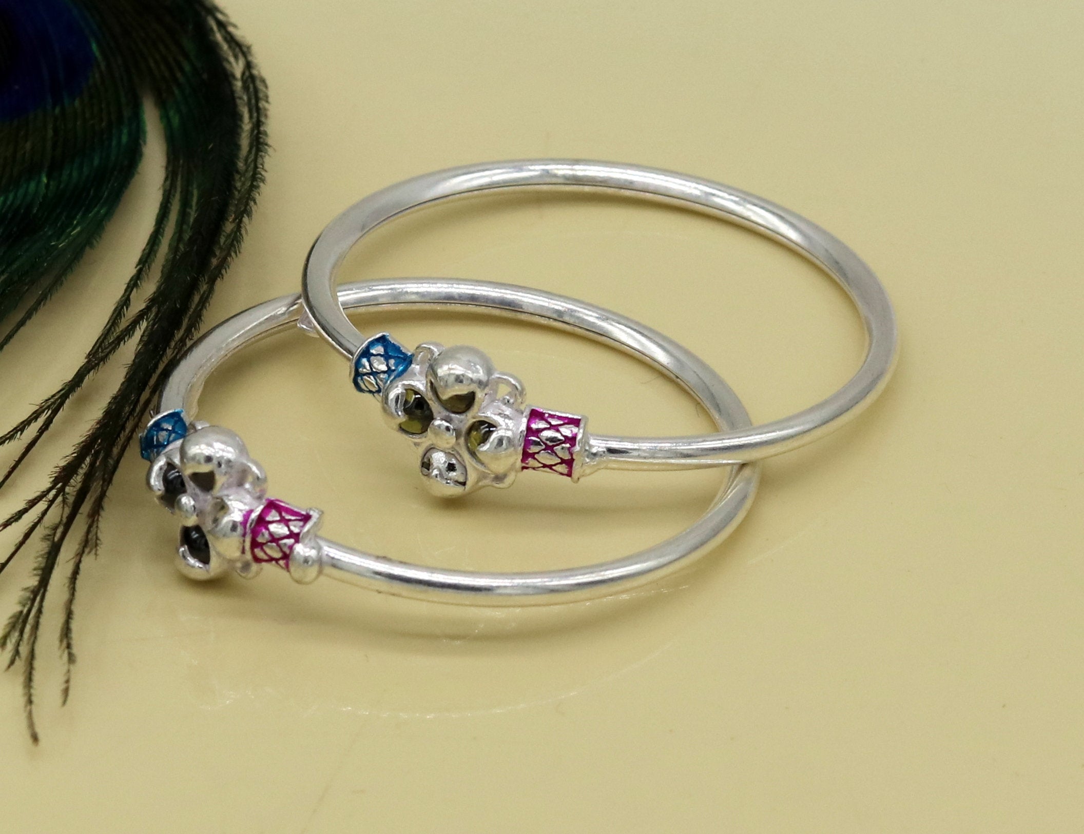 Maine Escape - Lavender Sea Glass Charm Bracelet